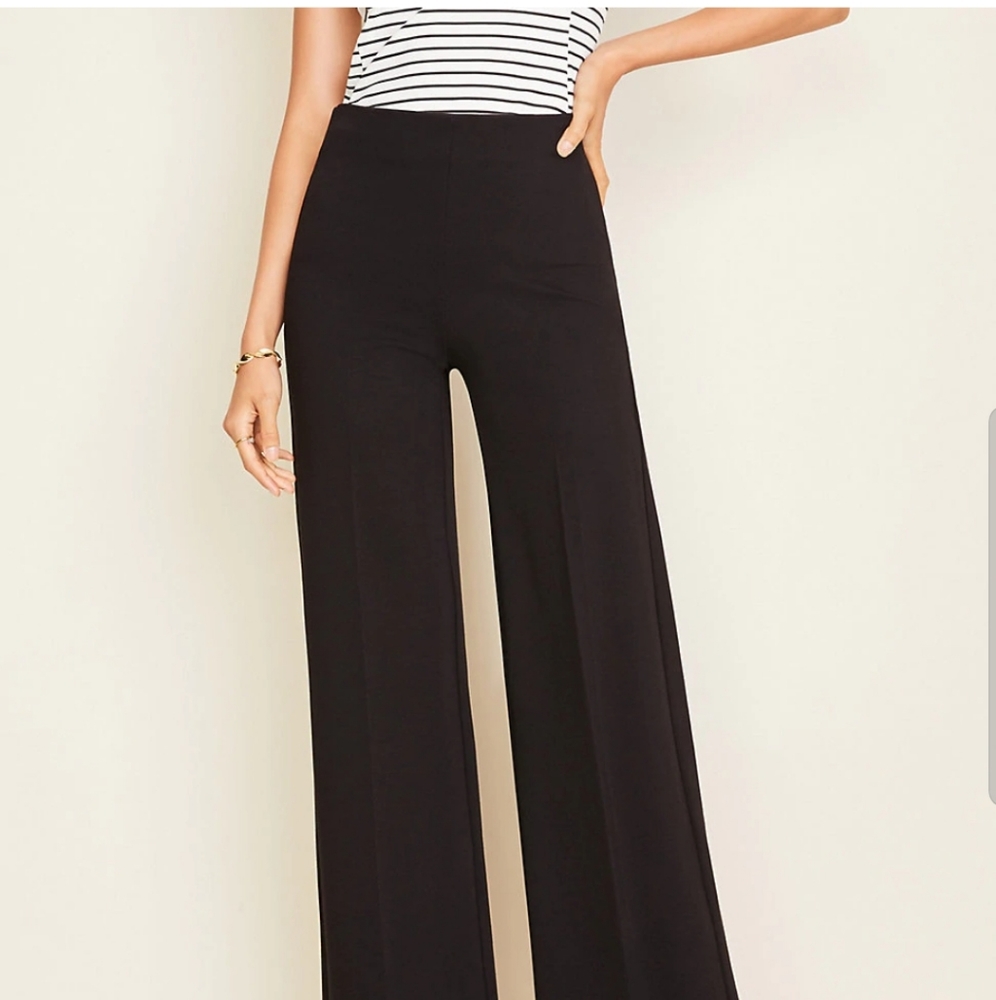 Ann Taylor Knit Wide Leg Pants NWOT